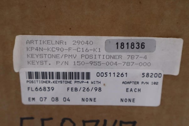Keystone KP4N-KC90-F-C16-K1 787-4 Pneumatic Valve Actuator NEW STOCK G289A - Image 3