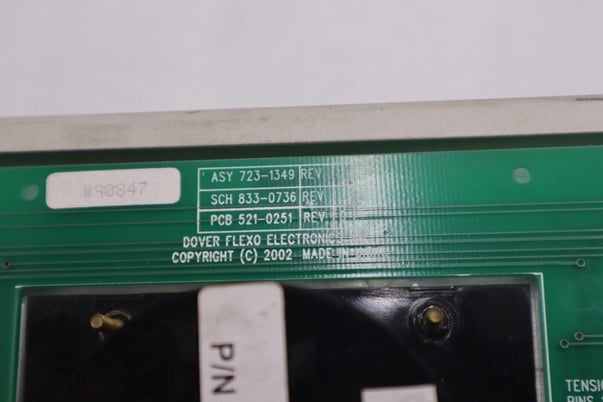 Dover flexo webhandler 2 14a-30-36 tension controller 115/230v stock #4128 - Image 5