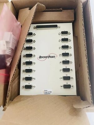 Comtrol Interface DB9M Module RocketPort 16 Ports RS-232/422/485 #K-1186 - Image 1
