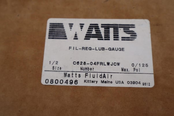 NEW Watts C628-08FRLWJCW Regulator Combination Unit STOCK 2956 - Image 2