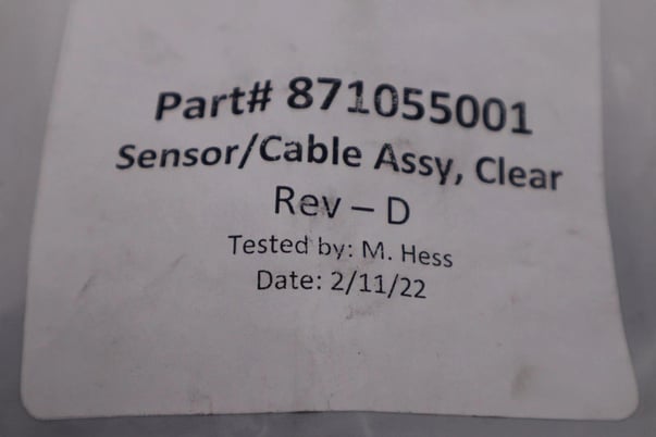 New tri-tronics rsr-1 / rsr1 part 871055001 sensor cable assy stock h670a - Image 3