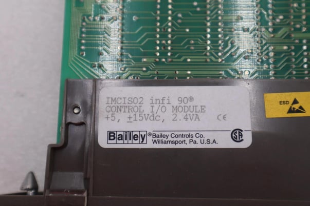 Bailey Infi 90 IMCISO2 Control I/O Module PLC 2.4VA Multifunction #K-1621 - Image 3