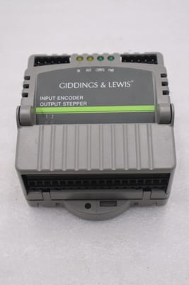 GIDDINGS & LEWIS M.1017.3143 R5 STEPPER OUTPUT ENCODER INPUT STOCK 658-D - Image 1