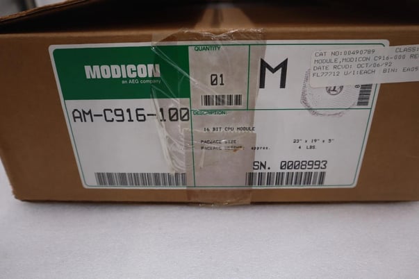 Modicon AM-C916-100 CPU AEG NEW IN BOX STOCK G91A - Image 4