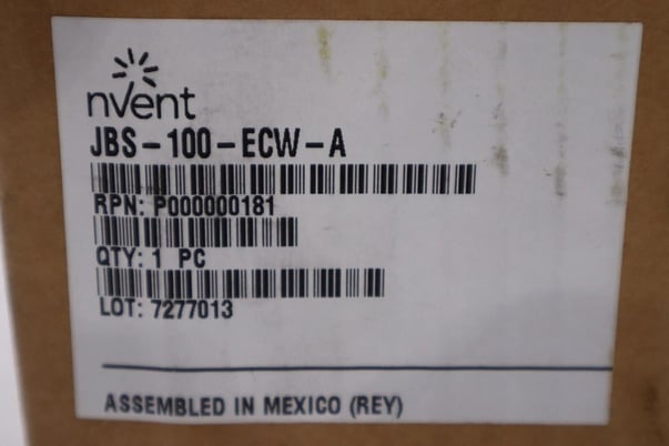 Nvent raychem jbs-100-ecw-a 100-277vac 30a electric thermostat new stock 5928 - Image 2