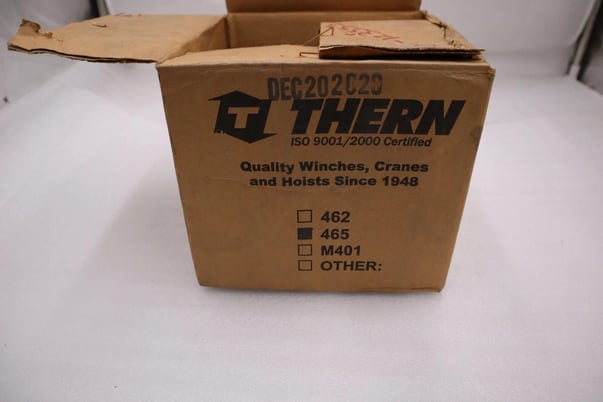 New thern incorporation model 465 worm gear hand winch stock h429 - Image 2