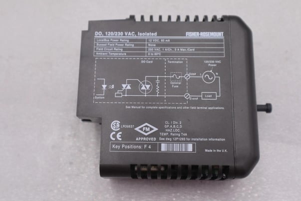 New open box deltav kj3001x1-bh1 120/230vac nsnp stock 3277 - Image 3