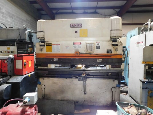 110 Ton, Pacific #J110-8, hydraulic press brake, 8' overall, Hurco 7 2-Axis CNC Control, 1972 - Image 7