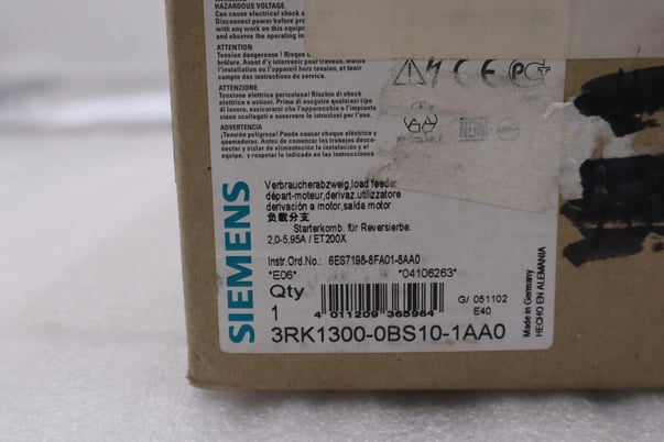 SIEMENS EM 300 RS 3RK1300-0BS10-1AA0 MOTOR CONTROLLER STOCK 2422 - Image 4