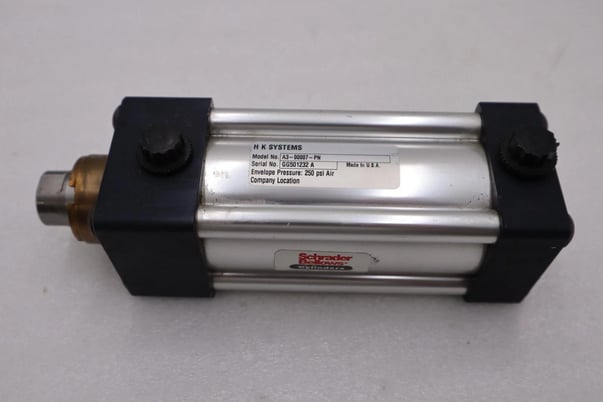 H K Systems Pneumatic Cylinder A3-00007-PN/ GG501232 A 250 PSI STOCK H1507 - Image 1