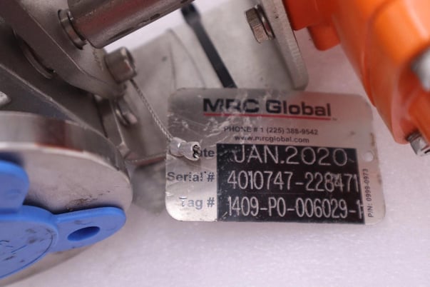 Bettis ball valve rpe0025u 1 in 150 lb stock #310-a - Image 3
