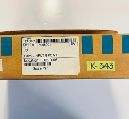 SIEMENS 500-5001 INPUT MODULE LOT 5005001 #K-343 - Image 1