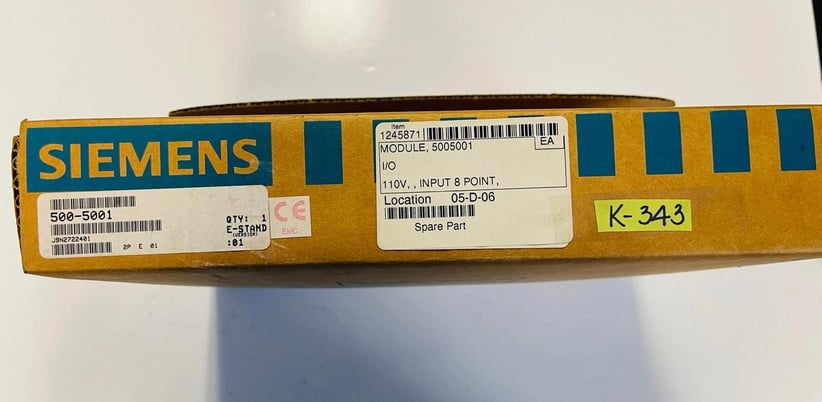 SIEMENS 500-5001 INPUT MODULE LOT 5005001 #K-343 - Image 2