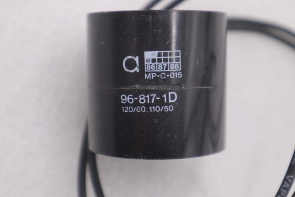 NEW OPEN BOX Asco 120V Solenoid Valve Coil, Model 96-817-1-D STOCK K-3258 - Image 2