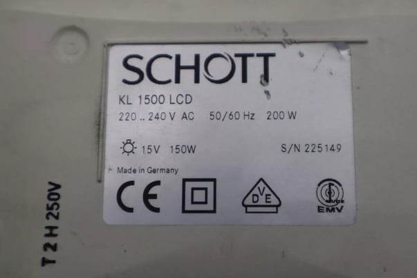 Schott KL 1500 LCD Fiber Optic Light Source STOCK 1390-C - Image 3