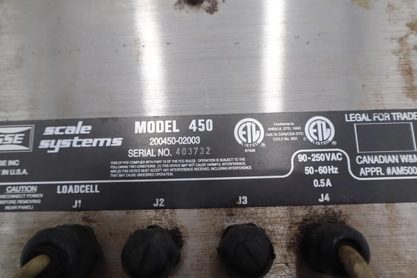 Gse 200450-02003 scale systems screen mdl 450 #4336 - Image 5