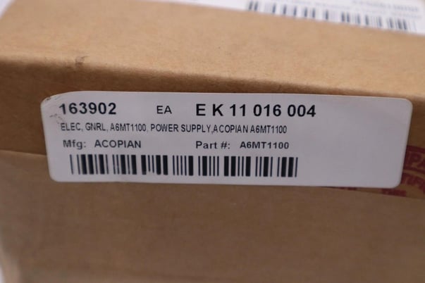 New acopian a6mt1100 gold box ac-dc single outputstock g273 - Image 1