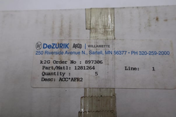 Dezurik afr2 pneumatic regulator 0-120psi max 1/4in npt stock l-590c - Image 1