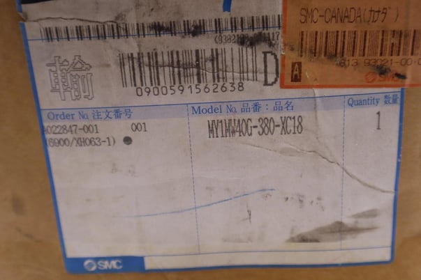 Smc my1mw40g-380-xc18 new unit in box stock s-335 - Image 3