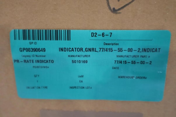 New vorne industries 77/415-5s-00-2 rate monitor 3 digit stock 2290-d - Image 2
