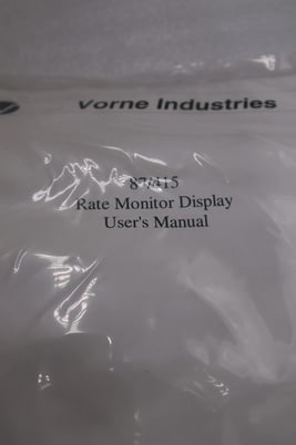 New vorne industries 77/415-5s-00-2 rate monitor 3 digit stock 2290-d - Image 3