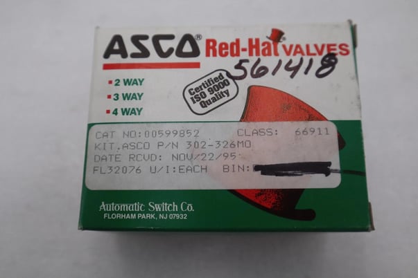 NEW ASCO 302326-MO/ 302-326MO REBUILD KIT 8210 AC VALVE PART STOCK G821A - Image 2