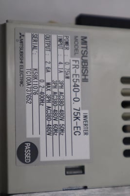 Fr-e540-0.75k-ec, mitsubishi inverter stock 5021 - Image 5