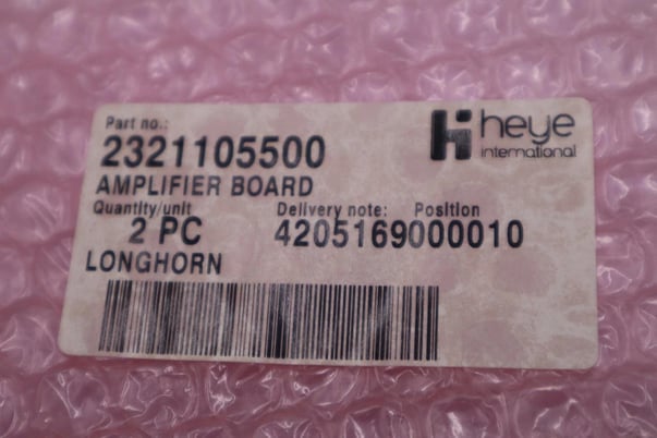 Heye 2321105500 amplifier board - stock h1052a - Image 3