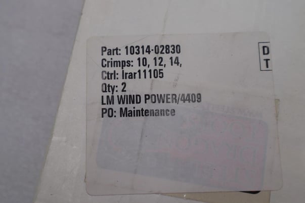 Crimps 10, 12, 14 PN 10314-02830 LM Wind Power/4409 #2775 - Image 2