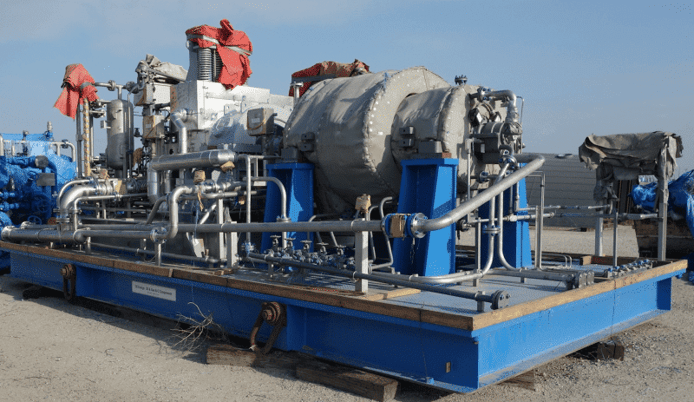 FCC wet gas compresor, 23 MMCFD, 78 psig discharge pressure, 3400 HP, unused - Image 1
