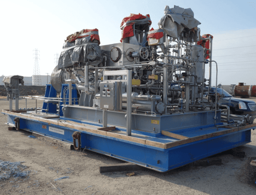 FCC wet gas compresor, 23 MMCFD, 78 psig discharge pressure, 3400 HP, unused - Image 2