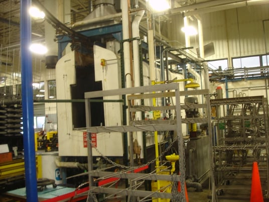 6-Stage Powder Coating System, Koch /Nordson, 30" width x 36" H Opening, 12 FPM - Image 1