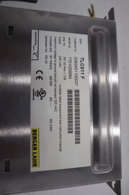 Bereger Lahr #TLC511 F Servo Drive POSITIONING CONTROLLER 5 AMP STOCK B-725 - Image 2