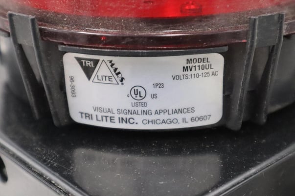 Tri lite mv110ul stack light application signal - surplus never used #h833 - Image 2