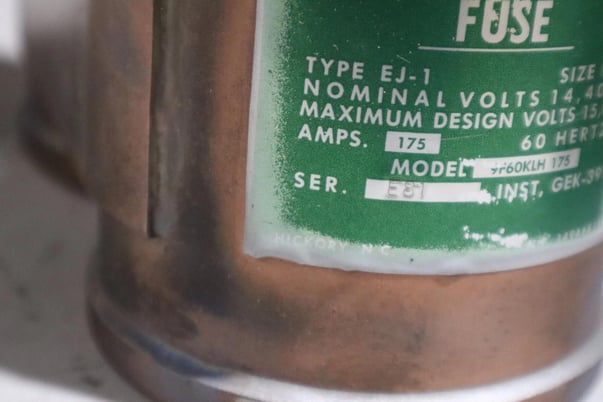 General electric 9f60klh175 current limiting fuse new in box stock g164 - Image 3