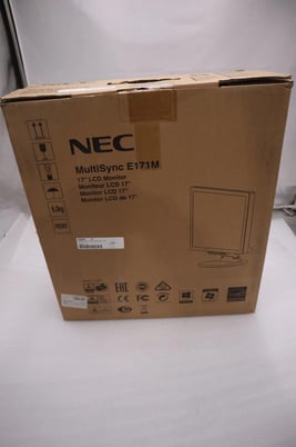New nec e171mbk multisync e171m-bk 17 led backlit lcd monitor 1280 x 1024 #g116 - Image 1