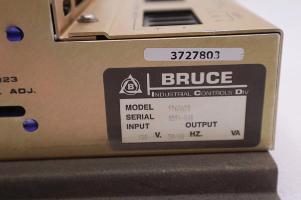 BRUCE 7601SS SOLID STATE SCANNER 3 CHANNEL O.T STOCK #2826 - Image 2