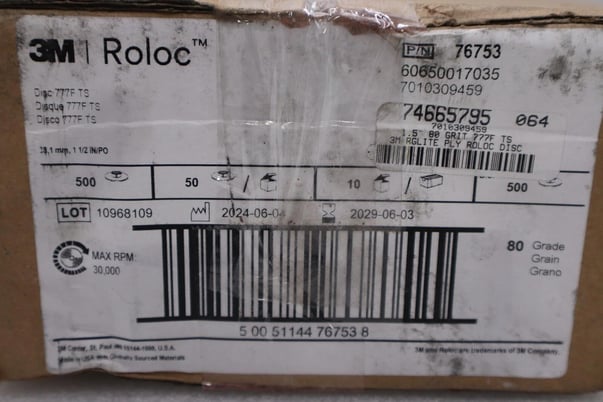 76753 3M ROLOC Grinding / Sanding Wheels (Lot of 500) STOCK H41 - Image 3
