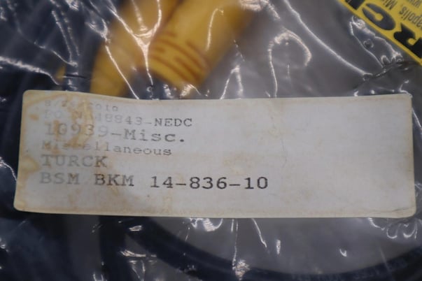 New turck bsm bkm 14-836-10 / bsmbkm1483610 stock k-3897 - Image 2