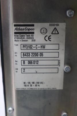Atlas copco pf3102-c-hw nutrunner controller stock 4014-a - Image 4