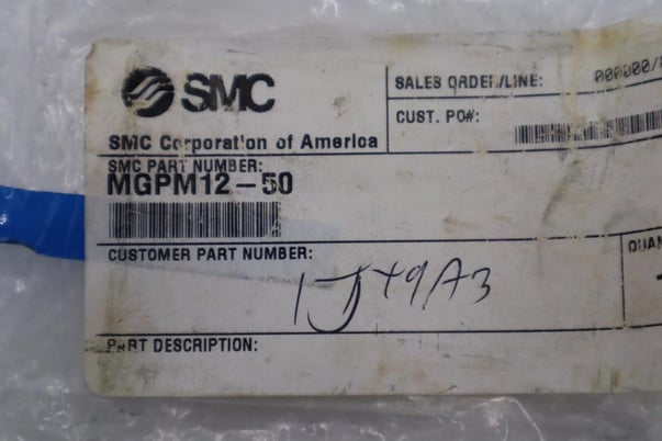 SMC MGPM12-50 Guided Pneumatic Cylinder NEW OPEN BOX STOCK L-187-C - Image 3