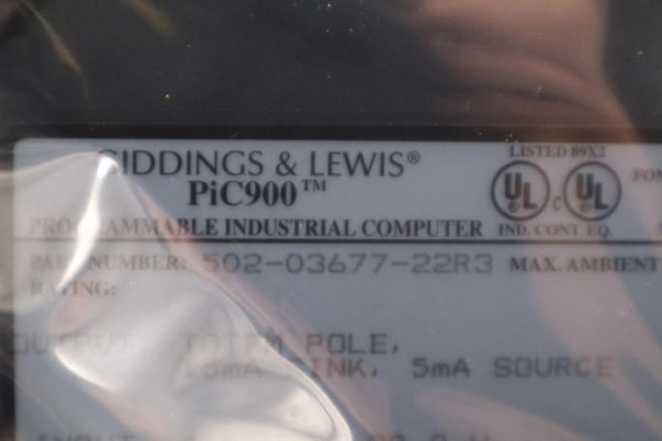 NEW Giddings & Lewis 502-03677-22R3 PiC900 Stepper Module STOCK 3801A - Image 3