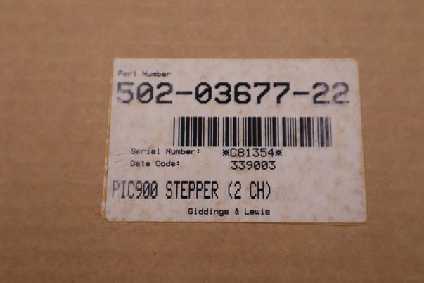 NEW Giddings & Lewis 502-03677-22R3 PiC900 Stepper Module STOCK 3801A - Image 4