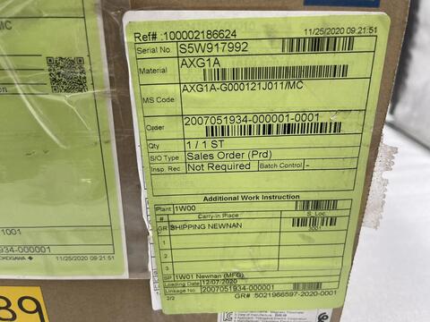 New yokogawa admag axg magnetic flowmeter axg1a / axg1a-g000121j011/mc stk 3401 - Image 3