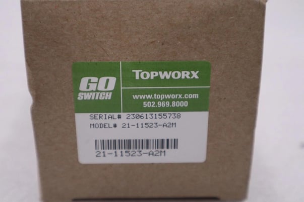 New topworx 21-11523-a2m spdt ul c1d1 lead wires 36" w/metric hub stock g273a - Image 1