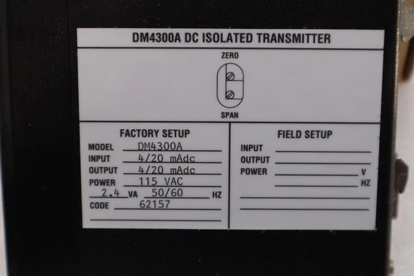 New In Box Wilkerson Instrument DM4300A DC Isolated Transmitter STOCK H714A - Image 2