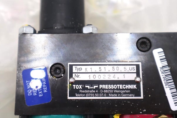Tox pressotechnik k1.51.50.5 pneumatic-hydraulic powerpackage unit #1005a - Image 4