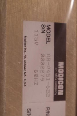 Modicon AS-P451-622 Remote I/O Power Supply 60 HZ ASP451622 NEW STOCK G320 - Image 2