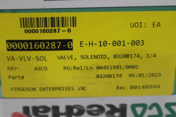 NEW IN BOX ASCO 8320G174 solenoid valve 1/4" NEW WITH BOX STOCK G555 - Image 3