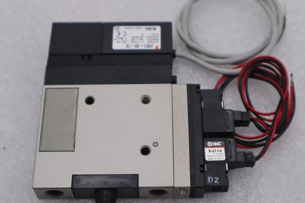 SMC Vacuum Ejector NZM121HT-K5LZ-E15L & VJ114 Solenoid Valve NEW STOCK K-2468 - Image 4